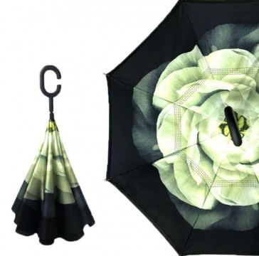 Fordított esernyő mintával - Virág minta