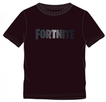Fortnite fekete feliratos rövidujjú póló