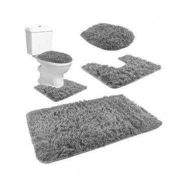 Fürdőszobai szőnyeg készlet - Szürke