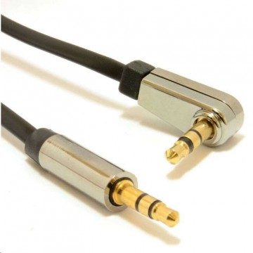 Gembird Cablexpert 3.5 mm sztereo audio kábel, jobb szög, 1.8m (C...