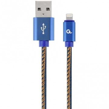 Gembird CC-USB2J-AMLM-2M-BL Lightning kábel Kék