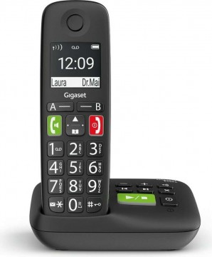 Gigaset E290A black Dect Mobiltelefon - fekete