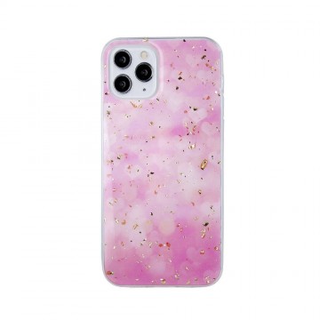 Gold Glam iPhone 13 Pro (6,1") "Pink" mintás kemény...