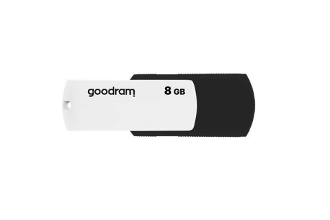 Goodram UCO2 USB flash meghajtó 8 GB USB A típus 2.0 Fekete, Fehér