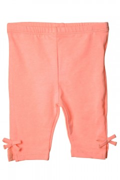 Grain de blé rózsaszín, masnis bébi lány leggings – 71 cm
