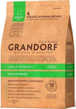 Grandorf Adult Mini Low Grain Hypoallergenic Lamb & Brown Rice (2...
