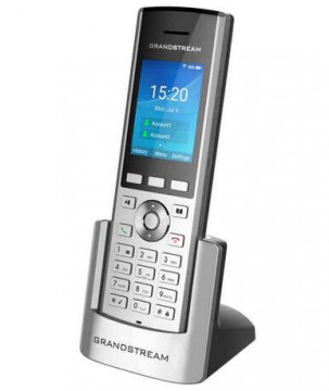 Grandstream Networks WP820 IP telefon Fekete, Ezüst 2 sorok LCD Wi-Fi