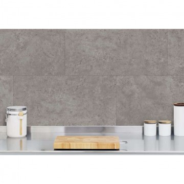 Grosfillex Gx Wall+ 11 db szürke beton falburkoló csempe 30x60 cm