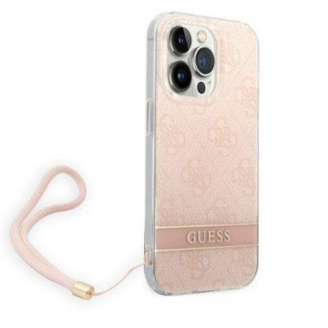 Guess GUOHCP14LH4STP iPhone 14 Pro 6,1" rózsaszín keménytok 4G...