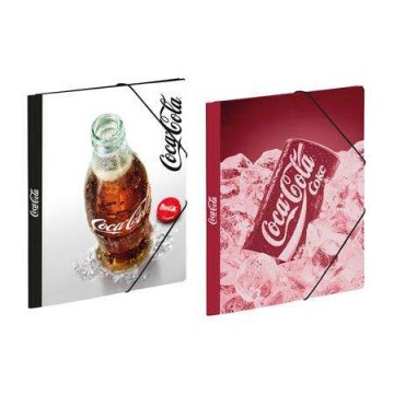 Gumis mappa, karton, A4, VIQUEL "Coca-cola"