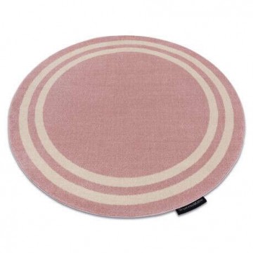 HAMPTON szőnyeg kör rózsaszín kör 160 cm