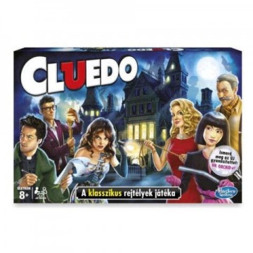 Hasbro Cluedo - Klasszikus bűnügyi detektív társasjáték (38712)