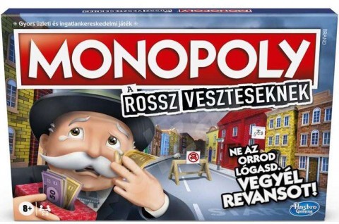 Hasbro Monopoly Társasjáték - A rossz veszteseknek