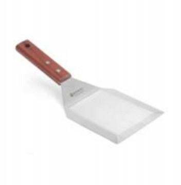 Hendi rozsdamentes acél fordító lapát/spatula fa nyéllel