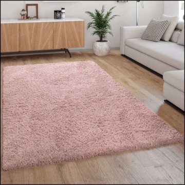 Hochflor szőnyeg Nappali- flokai rózsaszín, modell 20504, 160x230cm