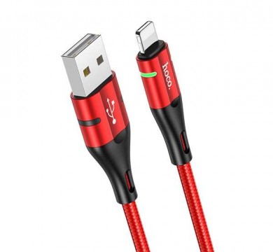 HOCO U93 adatkábel és töltő (USB - lightning 8pin, 2.4A, 120cm,...