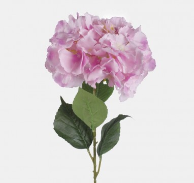 Hortenzia Művirág 1 szálas 93cm - rózsaszín