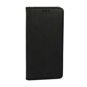 Huawei P8 Lite Fekete smart book mágneses tok