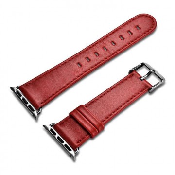 iCarer Leather Vintage csuklópánt valódi bőr szíj Watch 3 38mm /...