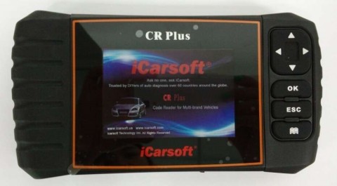iCarsoft CR Plus ABS légzsák motor váltó szervíz intervallum...