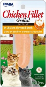 Inaba Cat Churu grillezett csirkefilé csirkés, zöld teás lében -...