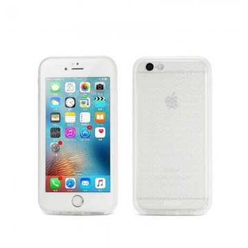 iPhone 7 / 8 szilikon tok, elő+hátlapi, fehér, Remax RM-1635