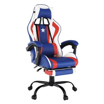 Irodai és Gamer szék - Amerika kapitány - kék-piros-fehér
