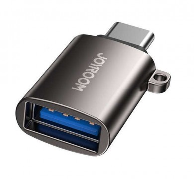 JOYROOM adapter (USB 3.2 - Type-C, töltés, adatátvitel) FEKETE