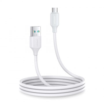 Joyroom kábel USB-A - Micro USB 480Mb/s 2.4A 1m fehér (S-UM018A9)