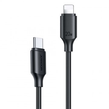 Joyroom kábel USB-C - Lightning 480Mb/s 20W 0.25m fekete (S-CL020A9)
