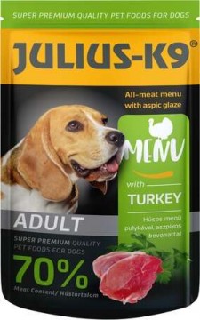 Julius-K9 Dog Adult Turkey alutasakos nedveseledel aszpikban (16 ...