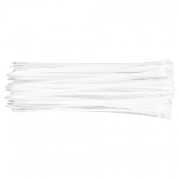Kábelkötegelők 4,8 x 300 mm, 75 db, fehér