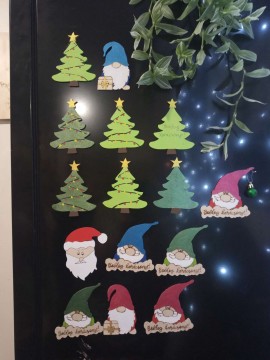Karácsonyi hűtőmágnes 