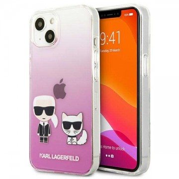 Karl Lagerfeld iPhone 13 Mini "Karl and Choupette" mintás...