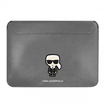 Karl Lagerfeld Saffiano Ikonik táska - Notebook tok 16 "(fekete)
