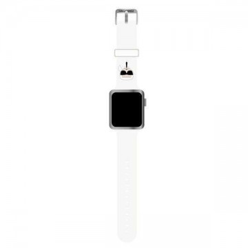 Karl Lagerfeld szilikon Karl Heads szíj, kompatibilis Apple Watch...