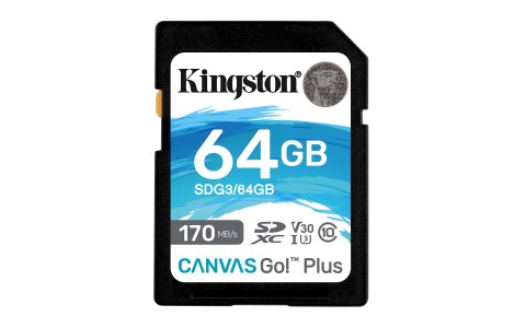 Kingston Technology Canvas Go! Plus 64 GB SD UHS-I Class 10