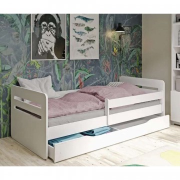 Kocot Kids Tomi Ifjúsági ágy ágyneműtartóval - fehér -...