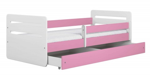 Kocot Kids Tomi Ifjúsági ágy ágyneműtartóval - rózsaszín -...