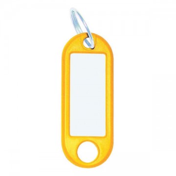 Kulcsjelölő biléta WEDO 10db-os sárga