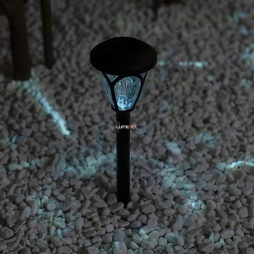 Kültéri napelemes leszúrható LED lámpa 40cm, műanyag