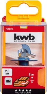 KWB 754020 PROFI HSS TCT horonymaró kés 2x8 mm