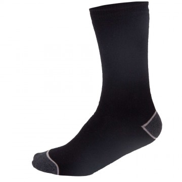 L3090243 Közepesen vastag zokni, fekete-szürke, 43-46-os méret, 3...
