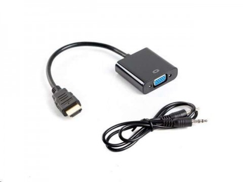 Lanberg HDMI --> VGA adapter + audio kábel (AD-0017-BK)