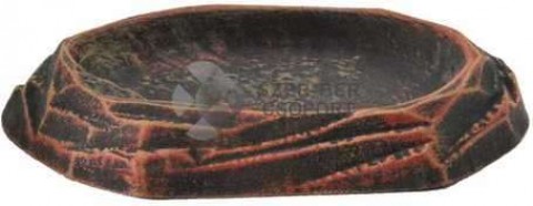Lapos kerámia itatótálka terráriumba (180 x 130 x 25 mm)