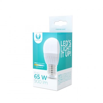 LED izzó E27 / G45, 10W, 3000K, 900lm, meleg fehér fény, Forever...