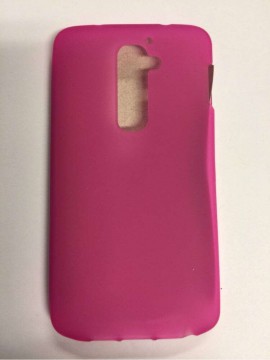 LG G2 D802 pink rózsaszín matt szilikon tok