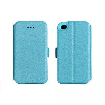 LG G2 Mini D620 kék szilikon keretes könyvtok