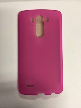 LG G3 D855 pink rózsaszín matt szilikon tok