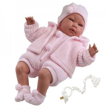 Llorens: Újszülött síró lány baba 40 cm-es (74004)